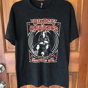 Black Sabbath concert tee.